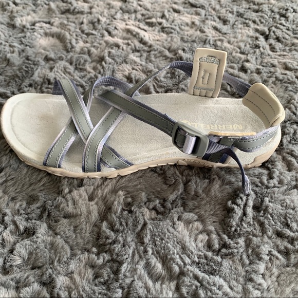 Merrell gray sport sandals women’s size 7 - Picture 5 of 9